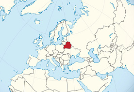 Беларусь на статистической карте мира